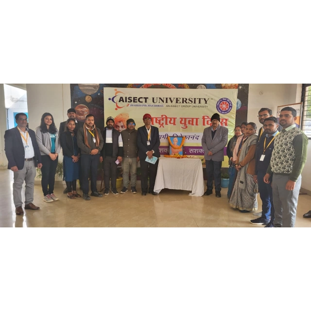 आईसेक्ट विश्वविद्यालय में राष्ट्रीय युवा दिवस का आयोजन