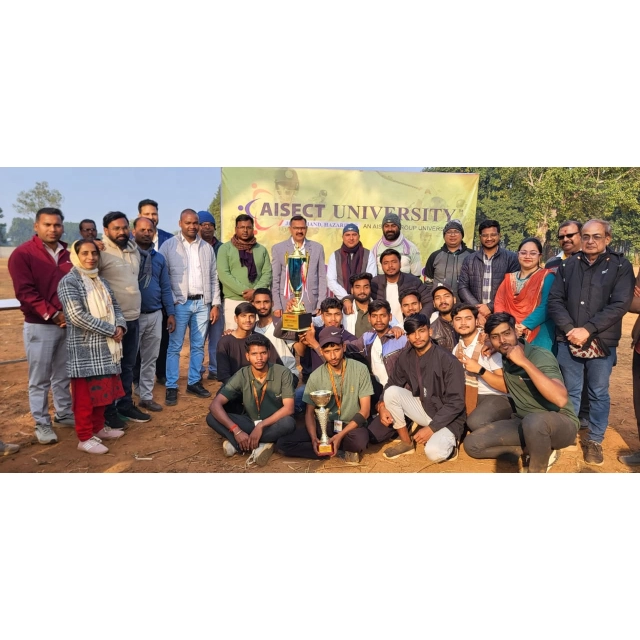 आईसेक्ट विश्वविद्यालय इंटर डिपार्टमेंटल क्रिकेट टूर्नामेंट संपन्न