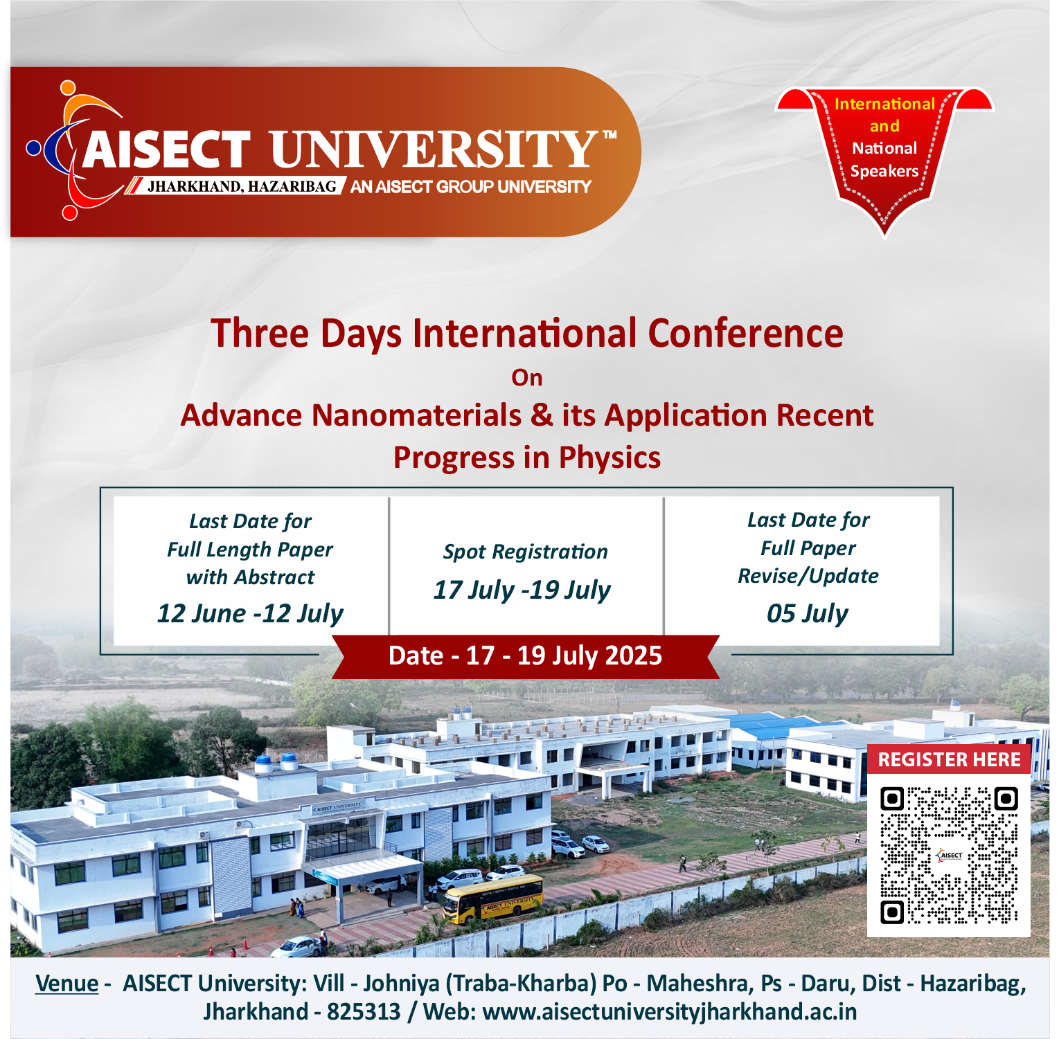 Three days International Conference